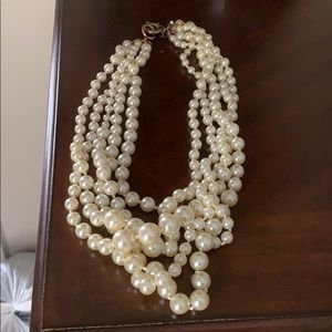 J. Crew statement pearl necklace